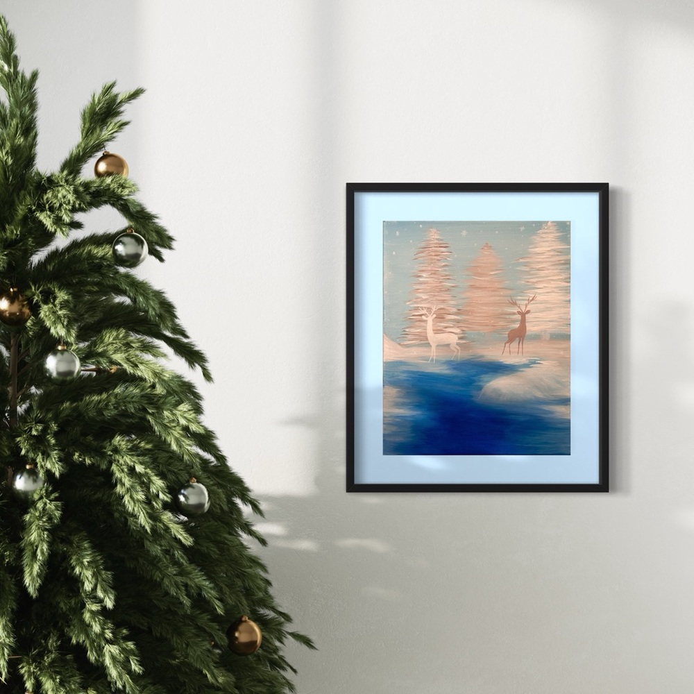 Christmas painting